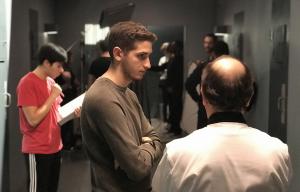 Image of Director Daniele Sestito behind the scenes of his new TV pilot project OFF THE MENU