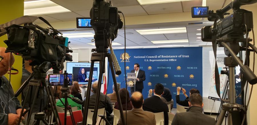 Media attended NCRI Washington office for Iran uprising press conference