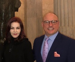 Priscilla Presley and Marty Irby