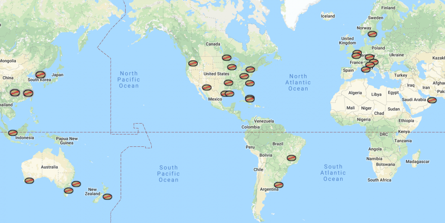 Approved Hartzell Propeller service businesses are in Canada, the United States, Argentina, Brazil, England, France, Germany, Norway, Switzerland, Malaysia, United Arab Emirates, Australia, New Zealand, and China.