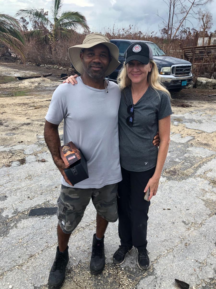 George Johnson and Laurie Hood