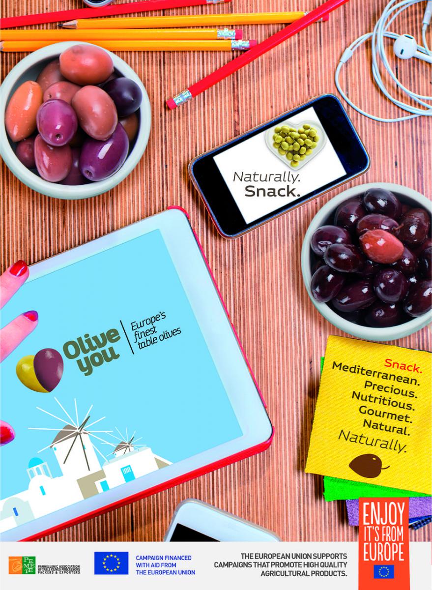 OLIVE YOU EUROPEAN TABLE OLIVES from Greece demonstrate their