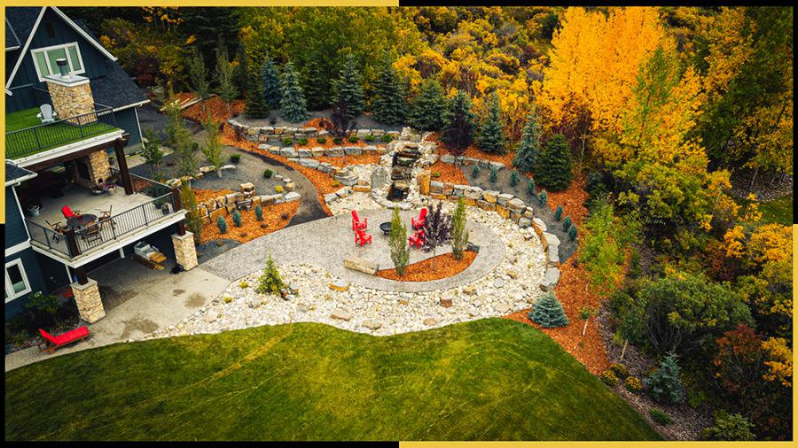 Tazscapes Springbank Landscaping Calgary Project - Day6-2