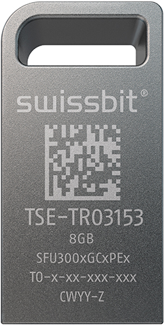 Swissbit's certified LAN-TSE fiscal solution secures networked POS systems.