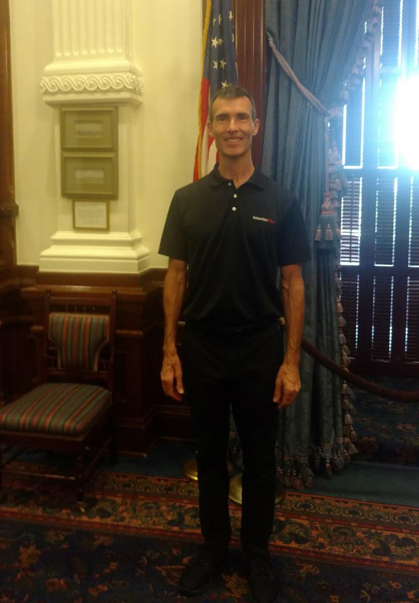 SubscriberWise founder and America's child identity guardian David Howe at Texas State Capitol (Photo: Business Wire)