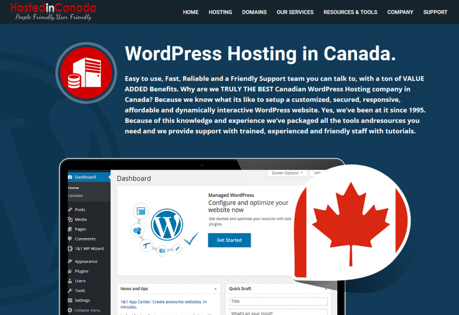 WordPress Hosting Canada