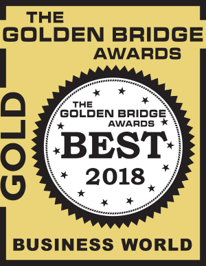Golden Bridge Award 2018 Gold Winner Logo