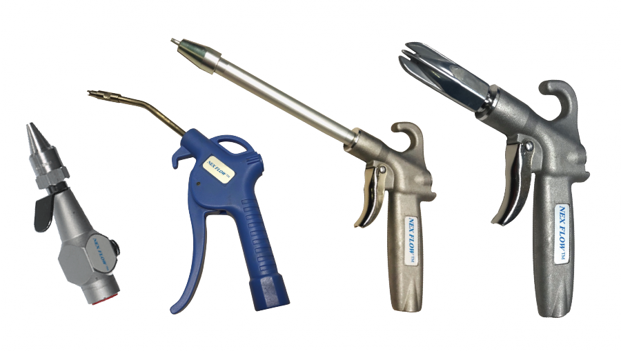 NEW COMPRESSED AIR GUNS AVAILABLE WITH ENERGY SAVING AND NOISE REDUCING