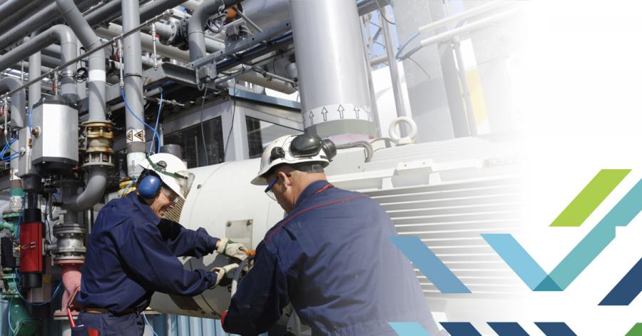 Image of workers in an industrial automation work site