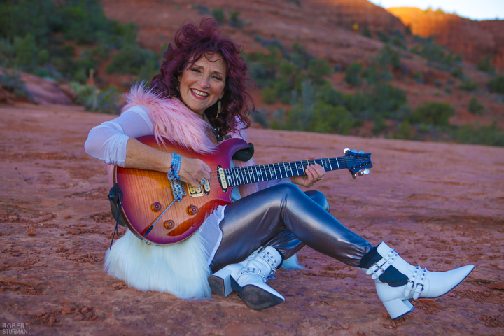 Valerie Romanoff creates music of many kinds: new age, jazz, rock, blues and her favorite: funky world groove.