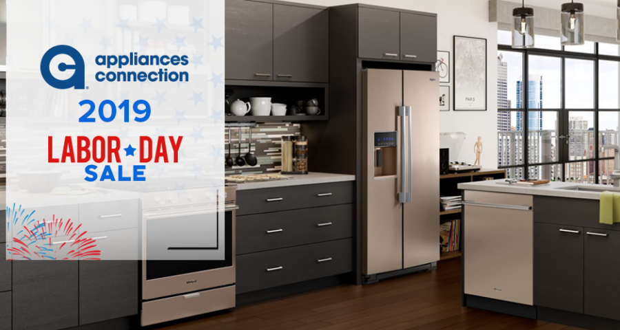 Appliances Connection 2019 Labor Day Sale: Whirlpool Sunset Bronze Kitchen