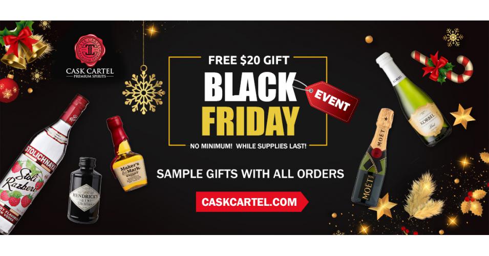 Cask Cartel Black Friday Offers Free Drinkable Samples With Every
