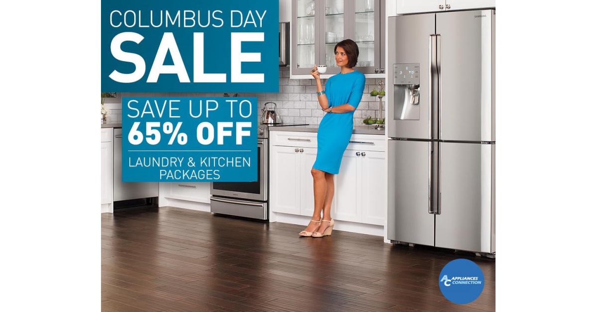 Appliances Connection Announces Columbus Day Sale