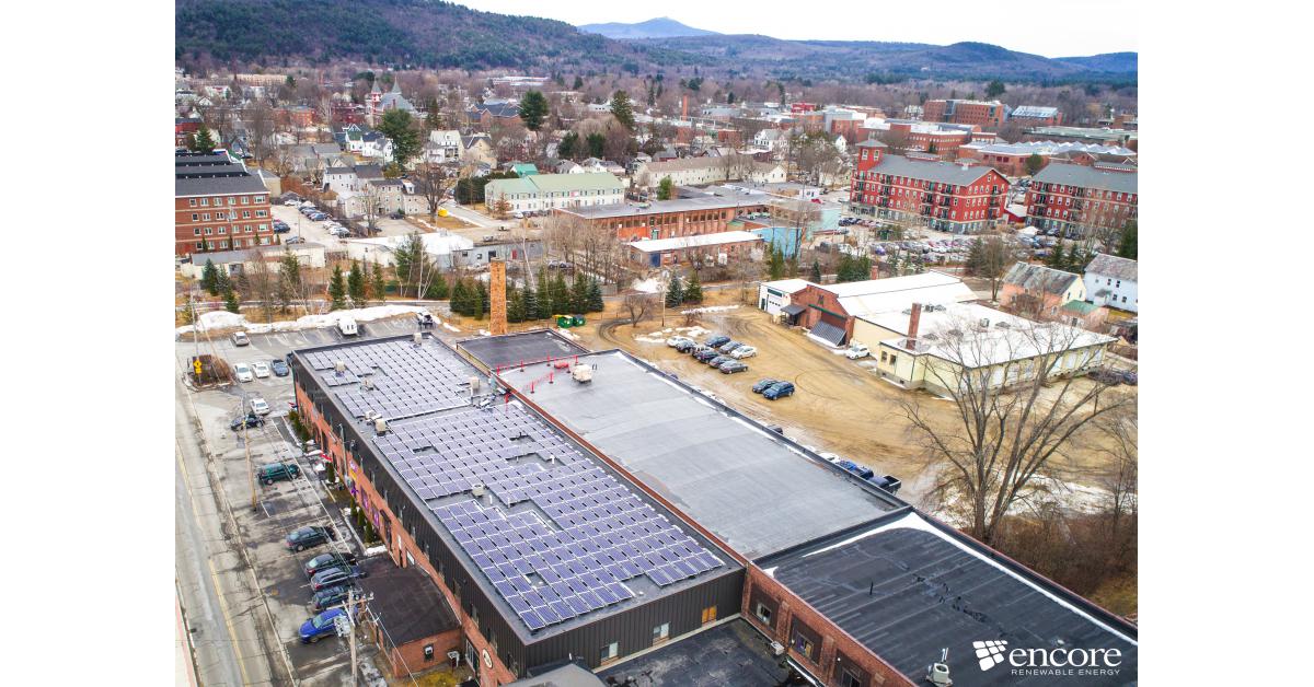 Encore Renewable Energy takes historic silk mill solar in Keene NH helping city meet its goal of