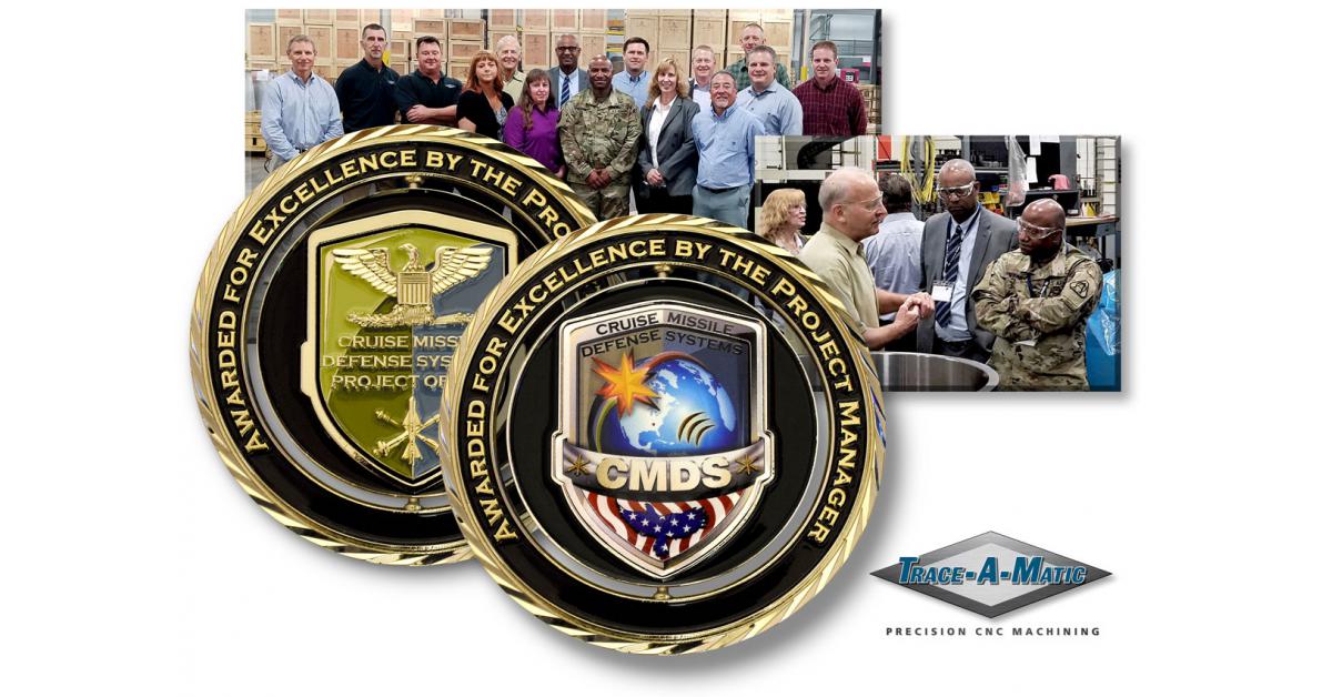 TraceAMatic Awarded "Project Excellence" Challenge Coin by U.S. Army