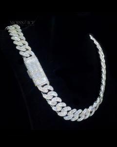Canadian moissanite Cuban Necklace