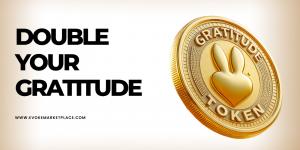 The Gratitude Token by EVOKE. Poster: EVOKE.