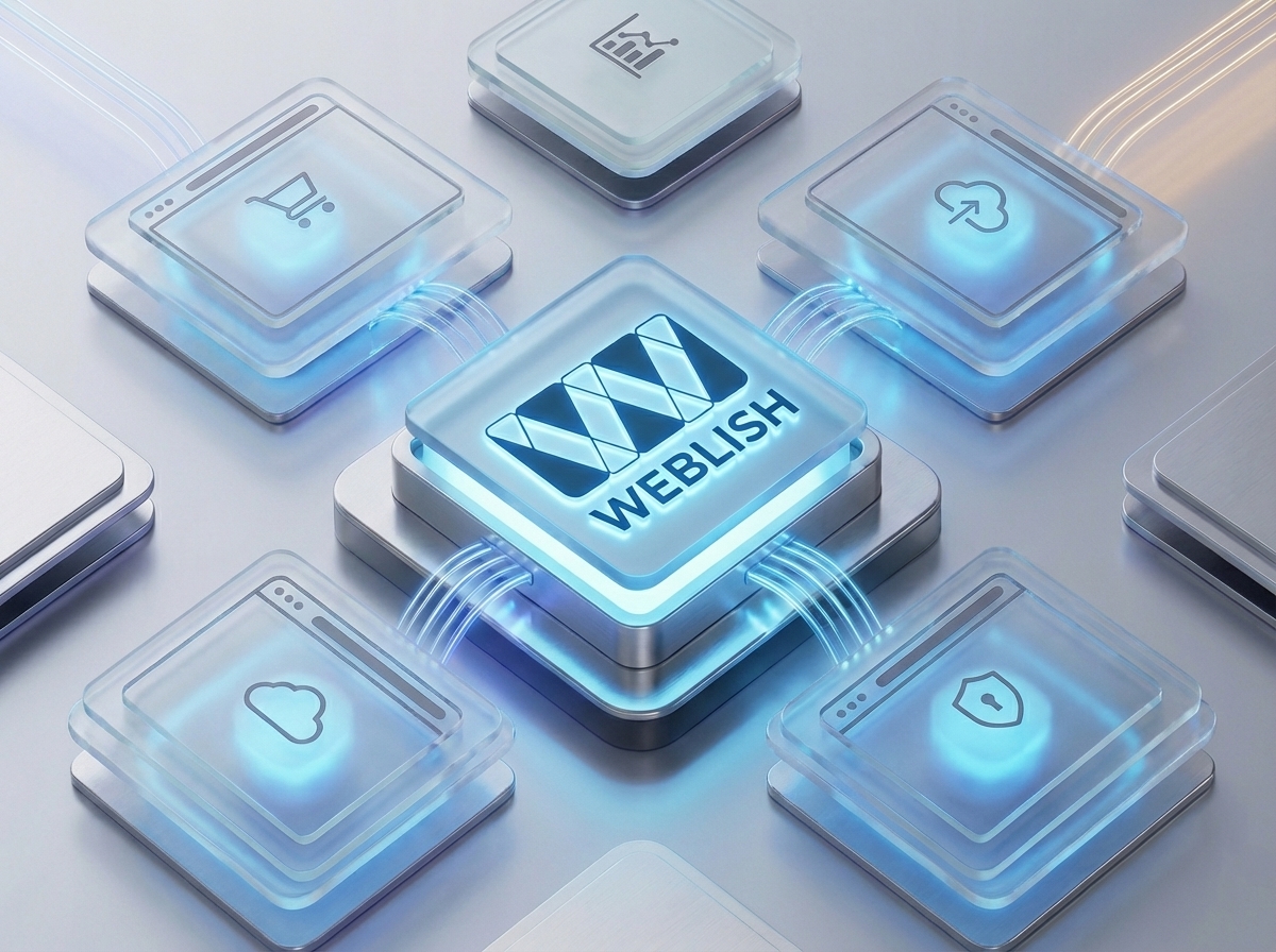 WEBLISH with all of its integrated services