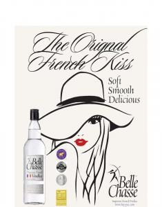 Belle Chasse French Vodka Poster including Awards