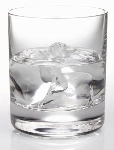 Belle Chasse French Vodka poured into a rocks glass served over ice