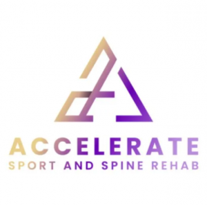 Accelerate: Sport and Spine Logo