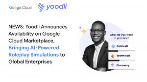 Yoodli Google Cloud Marketplace announcement graphic