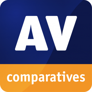 The logo image of AV-Comparatives, an independent cybersecurity testing organization.