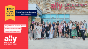 Ally Medical ER wins Austin American-Statesman Top Workplace 2025