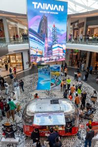 With 3D visual art installations, a stamp-collecting sweepstakes, and themed giveaways, the San Francisco Office brought Taiwan’s natural beauty, cultural richness, and travel appeal to life