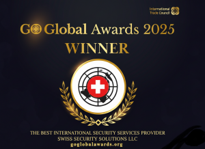 Go Global Award 2025 - Swiss Security Solutions LLC - The Best Security Services Provider