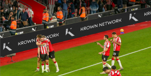 Krown Network LED Board at Southampton FC Game