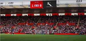 Krown Network Jumbotron at Southampton FC Game