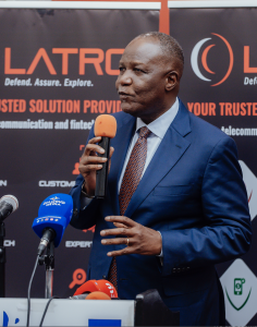 Hon. Felix Mutati, Minister of Science and Technology attending LATRO's Anniversary event