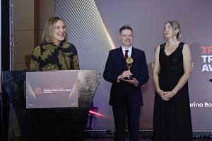 Lindsay Colbert, Ben Thorpe and Justine Anbeek at the TDM Travel Trade Excellence Awards 2025