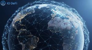 Blue digital mesh background symbolizing transparency, structure, and advanced technology alignment.