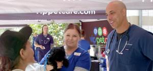 Dr. Kwane Stewart and Project Street Vet providing care to pets in need.