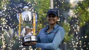 Pranavi Urs,  first woman, win, Indian Golf Premier League, IGPL, Golf, Mumbai
