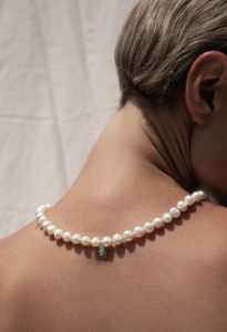 Rose Pearl Choker LIEVES JEWELS
