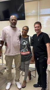 Dr. Antipov with James Wilson and his wife