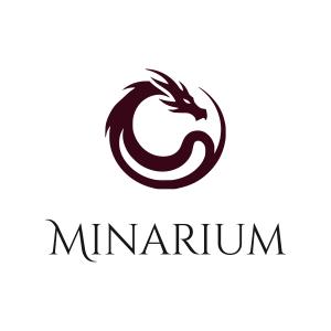 Dragon logo for the Minarium 3D model marketplace