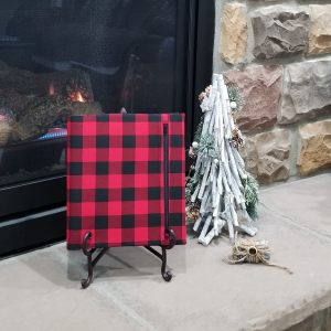 Red & Black Buffalo Plaid Slip-On Planner Cover for the Living Well & Classic Happy Planners