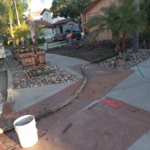 DFM concrete Drive way