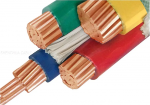 1000V Copper Conductor PVC Insulated Cables Customized With Three Half Core