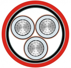 35KV CU AL Conductor Armoured Electrical Cable 240mm2 400mm2 For Transformer Stations
