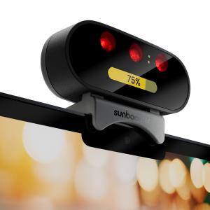 Image shows SunBooster attached to a screen