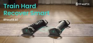 RheoFit A1’s two interchangeable massage covers—black and gray—let you customize pressure for personalized muscle recovery, blending seamlessly with home spaces.