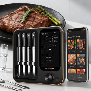 INT-14-BW Wireless Thermometer with Steak