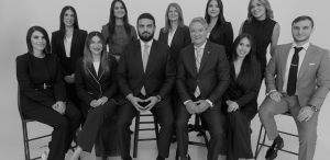 Photo of part of the MZLS Puerto Rico team with Anthony Maceira and former Judge Edgardo Rivera García at the center.