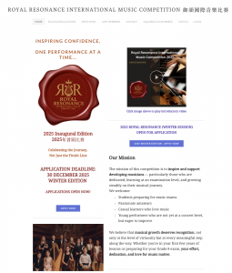 Royal Resonance Music Competition Cover