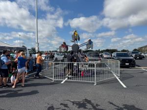 Kiddie Ferris Wheel - Dino Jump USA - Tomball German Festival Kids Fun Zone